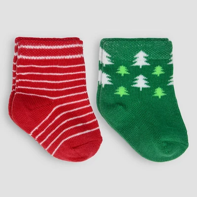 Carters Just One You Baby 2pk Christmas Crew Socks