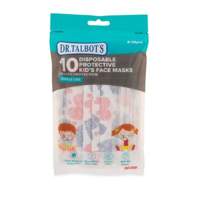 Dr. Talbots Disposable Kids Face Masks - Pink - 10ct