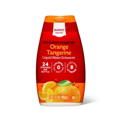 Orange Tangerine Liquid Water Enhancer Drops - 1.62 fl oz - Market Pantry