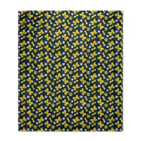 NCAA Michigan Wolverines Bones Repeat Pet Blanket