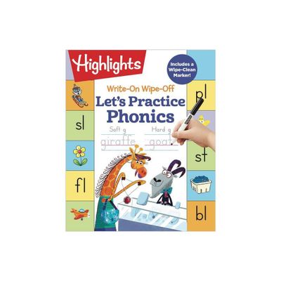 Write-On Wipe-Off Lets Practice Phonics - (Highlights Write-On Wipe-Off Fun to Learn Activity Books) (Spiral Bound)