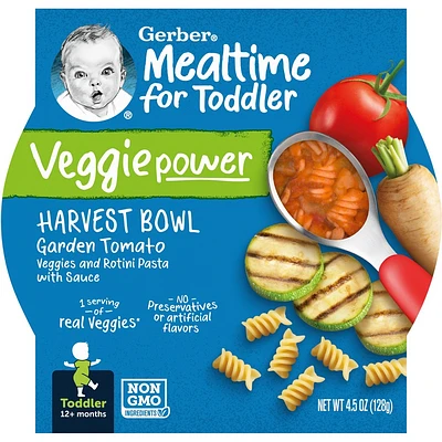 Gerber Baby FoodHarvest Bowl Garden Tomato Toddler Meals - 4.5oz