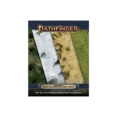 Pathfinder Flip-Mat: Basic Environments Multi-Pack - by Jason Engle & Stephen Radney-Macfarland (Hardcover)