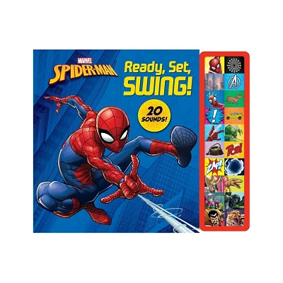 Marvel Spider-Man: Ready, Set, Swing! Sound Book - by Pi Kids (Mixed Media Product)