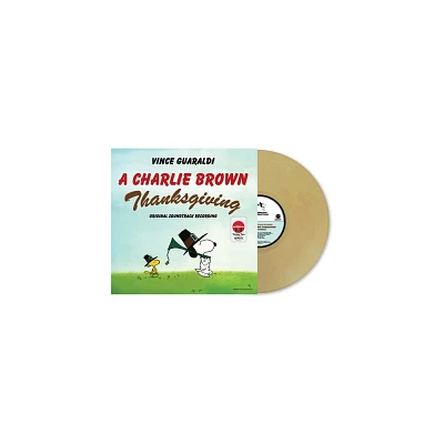 A Charlie Brown Thanksgiving, by Vince Guaraldi, The Vince Guaraldi Quintet (2024 Turkey Tan Vinyl) (Target Exclusive) (Colored Vinyl Tan)