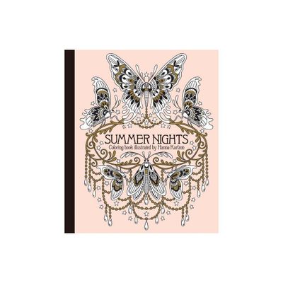 Summer Nights Coloring Book - (Hardcover)