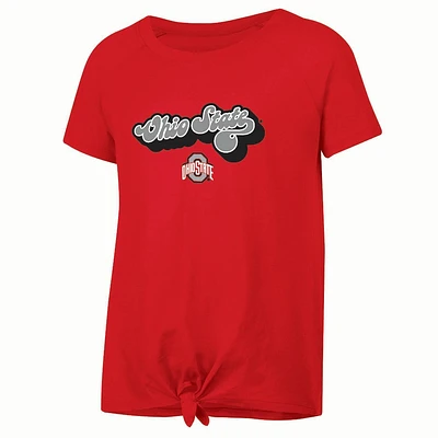 NCAA Ohio State Buckeyes Girls Knot T-Shirt