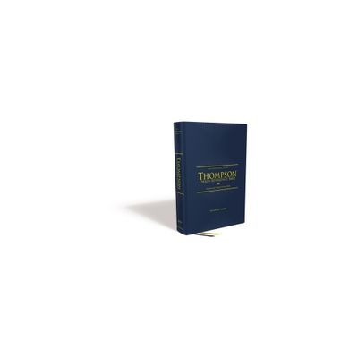 Niv, Thompson Chain-Reference Bible, Hardcover, Navy, Red Letter, Comfort Print - by Zondervan