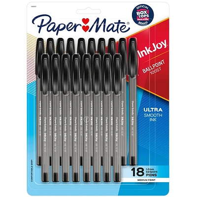 PaperMate InkJoy 18pk Ballpoint Pen Black Ink: 1.0mm Point, Office & Stationery Supplies, Ink Pens