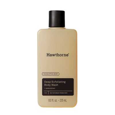 Hawthorne Deep Exfoliating Body Wash - Eucalyptus/Mint Scent - 8 fl oz