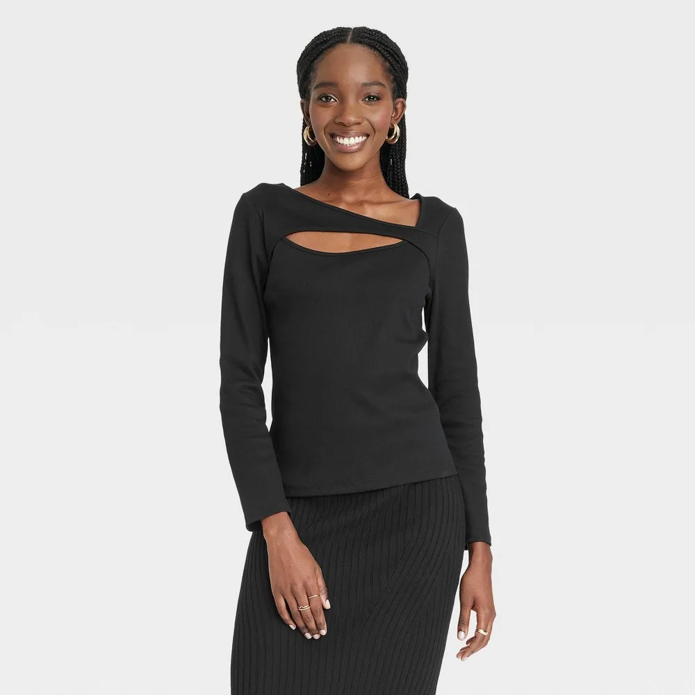 a new day ribbed long sleeve shirt