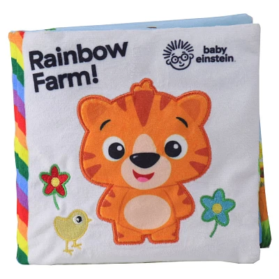 Baby Einstein Rainbow Farm! Cloth Crinkle Cuddle Book