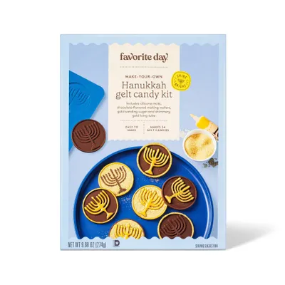 Hanukkah Make Your Own Gelt Candy Kit - 9.68oz - Favorite Day