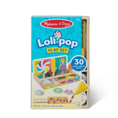 Melissa & Doug Wooden Lollipop Play Set for Preschool Girls and Boys