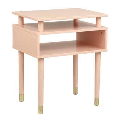 margo desk blush pink