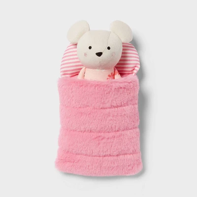 Mouse Kids Mini Plush with Sleeping Bag - Pillowfort