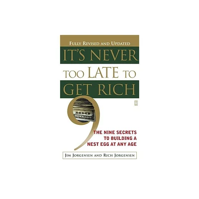 Its Never Too Late to Get Rich - by Jim Jorgensen (Paperback)