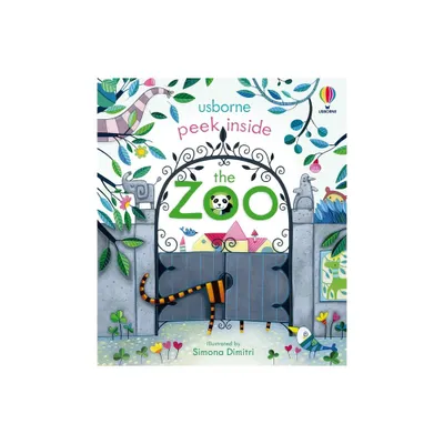 Peek Inside the Zoo - by Anna Milbourne (Board Book)