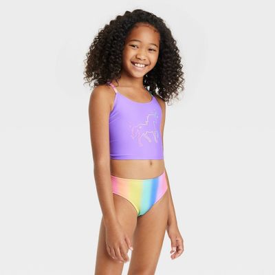 Cat u0026 Jack Girls Flower Power Tankini Set | Connecticut Post Mall