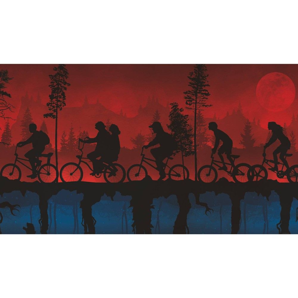 Netflix Stranger Things The Upside Down Kids Mural Red - RoomMates