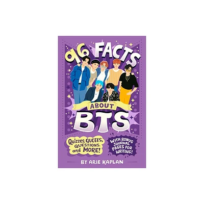 96 Facts About BTS - (96 Facts about . . .) by Arie Kaplan (Paperback)