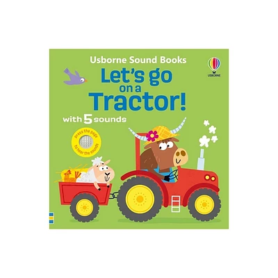 Lets Go on a Tractor - (Lets Go Sounds) by Sam Taplin (Board Book)