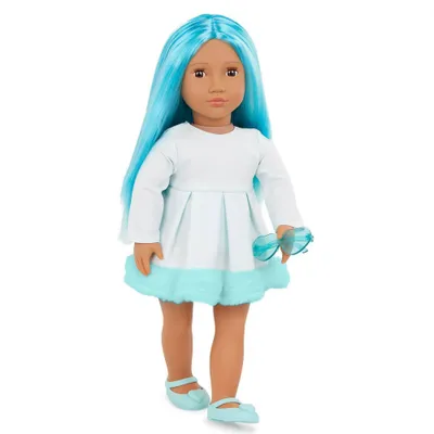 Our Generation Capri 18 Fashion Doll with Bubblegum Blue Hair