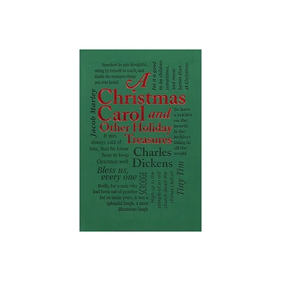 A Christmas Carol and Other Holiday Treasures - (Word Cloud Classics) by Charles Dickens (Paperback)