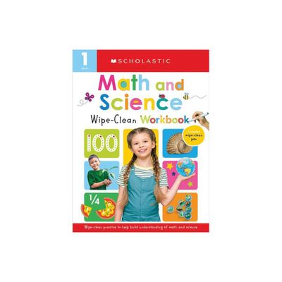 First Grade Math/Science Wipe Clean Workbook: Scholastic Early Learners (Wipe Clean) - (Paperback)