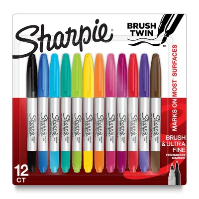 Sharpie 34pk Permanent Markers Ultra Fine Tip Multicolored : Target