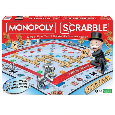 Monopoly Scrabble Board Game