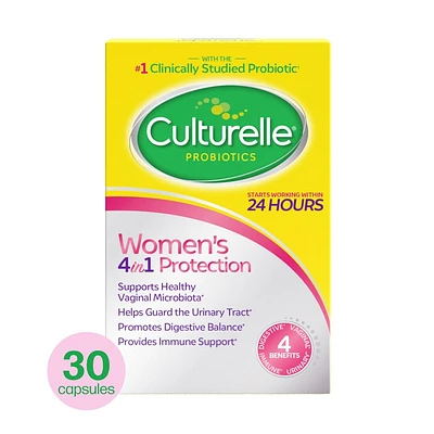 Culturelle Womens 4-in-1 Protection for Vaginal, Digestive and Immune Health - 30ct