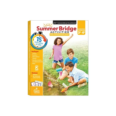 Summer Bridge Activities Spanish 3-4, Grades 3 - 4 - by Summer Bridge Activities & Carson Dellosa Education (Paperback)