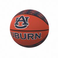 NCAA Auburn Tigers Repeating Logo Mini-Size Rubber Basketball