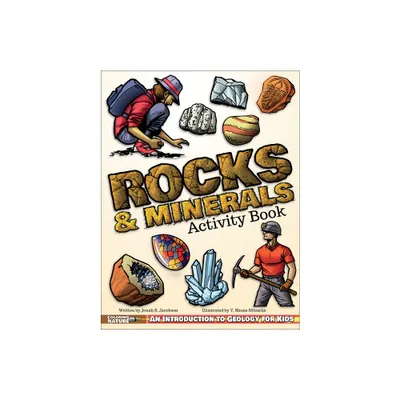 Rocks & Minerals Activity Book - (Coloring Nature) by Jonah S Jacobson (Paperback)