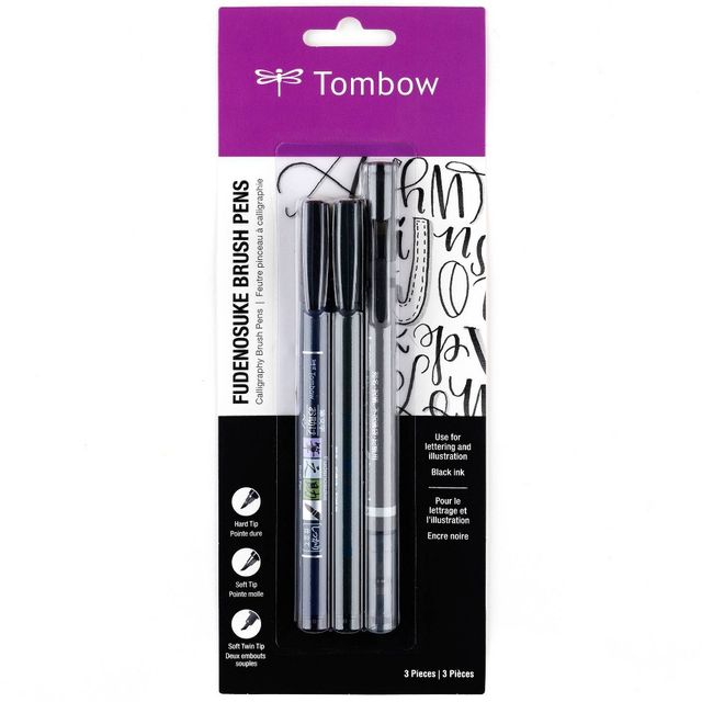 Blokkeren jungle Dor Tombow 3ct Pen Set Fudenosuke - Tombow | Connecticut Post Mall