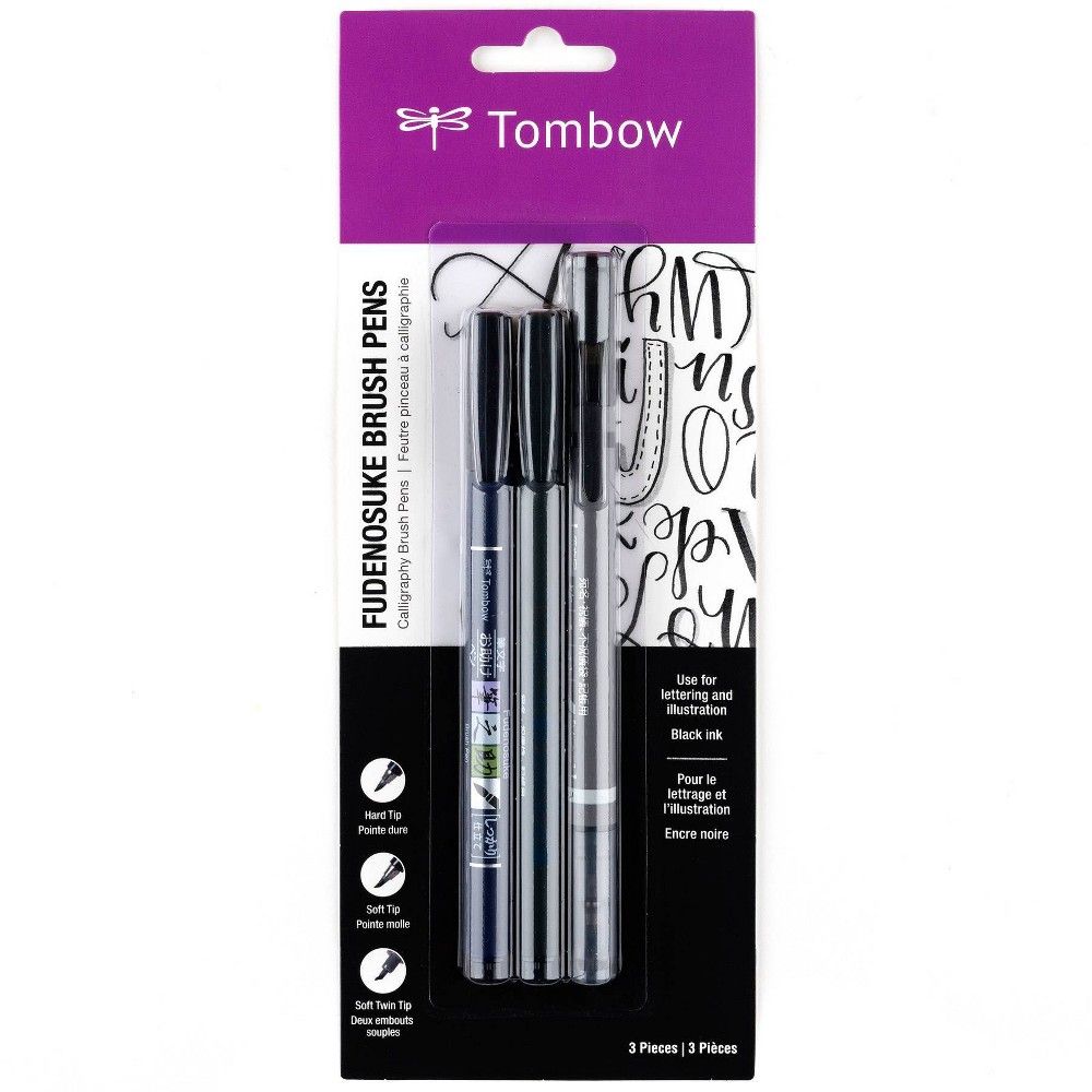 Meesterschap dynamisch lid Tombow 3ct Pen Set Fudenosuke - Tombow | Connecticut Post Mall