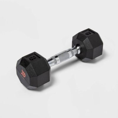 Hex Dumbbell 8lbs Black - All in Motion