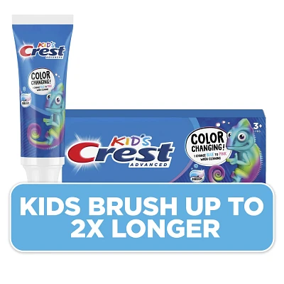 Crest Advanced Kids Fluoride Toothpaste - Bubblegum Flavor