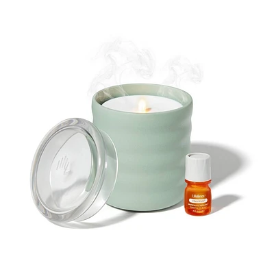 Lifelines Flameless Candle Diffuser- Bubble Green