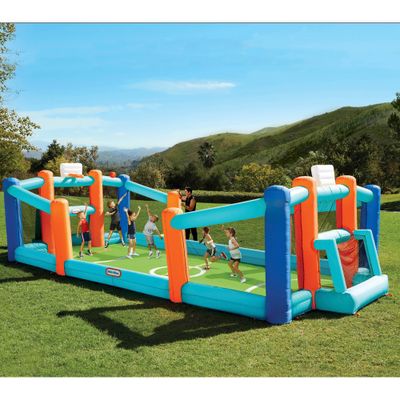 Little Tikes Huge Backyard Soccer & Basketball Court