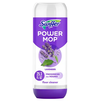 Swiffer Lavender Power Mop Floor Cleaning Solution
