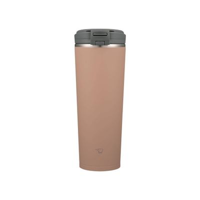 Zojirushi 14oz Stainless Steel Tumbler SX-KA40CM - Cinnamon Beige: BPA-Free Insulated Coffee & Water Tumbler