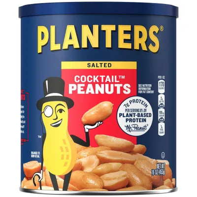 Planters Heart Healthy Cocktail Peanuts - 16oz