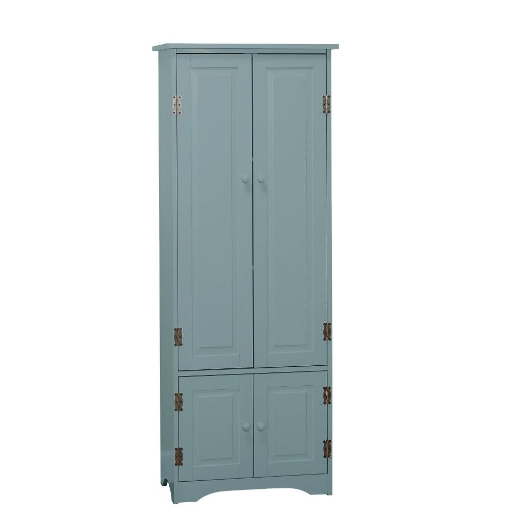 Tall Storage Cabinet Charcoal Gray - Buylateral