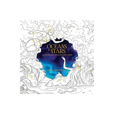 Oceans to Stars - (Dover Adult Coloring Books) by Lydia Fenwick (Paperback)