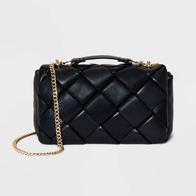 Crescent Shoulder Handbag - Wild Fable™ Black : Target