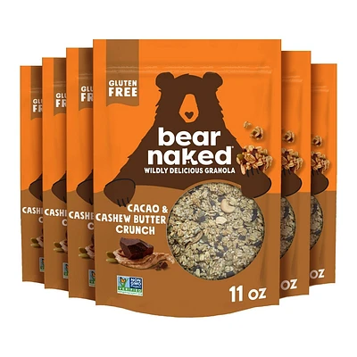 Bear Naked Cacao and Cashew Butter Granola - 6ct / 66oz