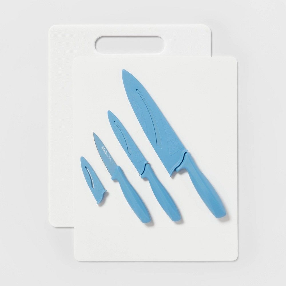 Large Cutting Board Plastic Blue : Target