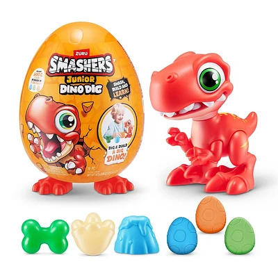 Smashers Raptor Baby Junior Dino Dig Small Figure